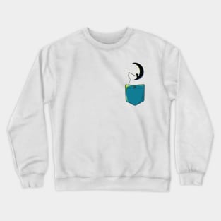 Child on the Moon Crewneck Sweatshirt